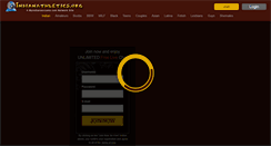 Desktop Screenshot of indianathletics.org